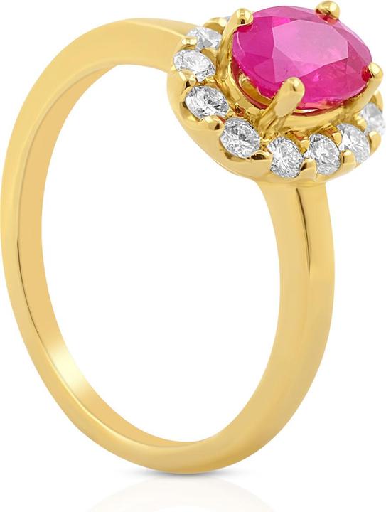 Actual product image Muau Ring (56, 950 Platinum)
