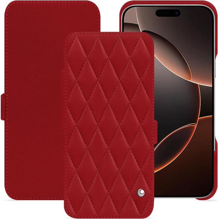 Actual product image Noreve Horizontal leather flap shell (Apple iPhone 16 Pro)