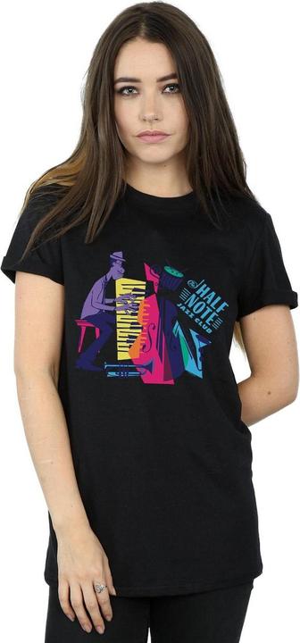 Actual product image Disney Womens/Ladies Soul Joe Gardner Jazz Club Cotton Boyfriend T-Shirt (XXL)