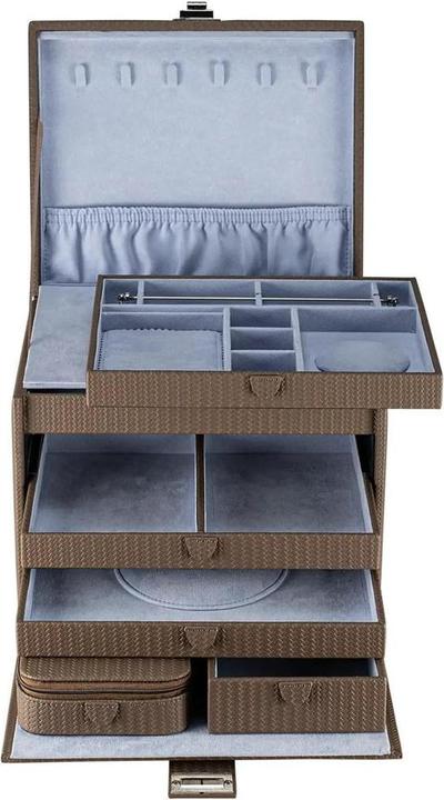 Image du produit Windrose 803955.02 - Boîte à bijoux XL avec étui de voyage Corbello mocca