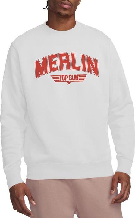 Actual product image Top Gun Unisex Adult Merlin Varsity Sweatshirt (M)