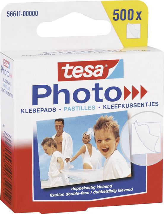 Image du produit tesa Photo pads adhésifs, autocollants, 500 coins photo