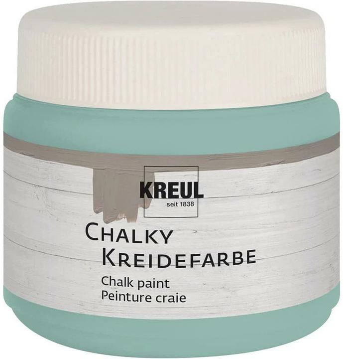 Kreul Vernice gessosa, Menta ghiacciata, 150 ml (Bianco, Argento, Verde menta, Verde, 150 ml)