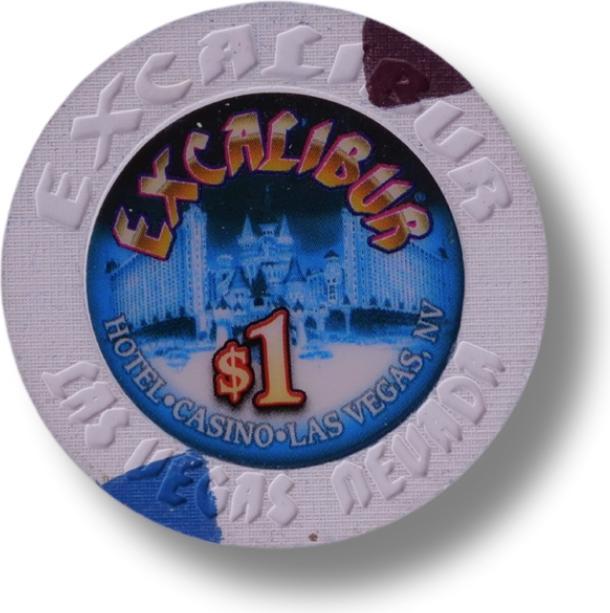 Casinoshop 1 Dollar Chip Excalibur Las Vegas