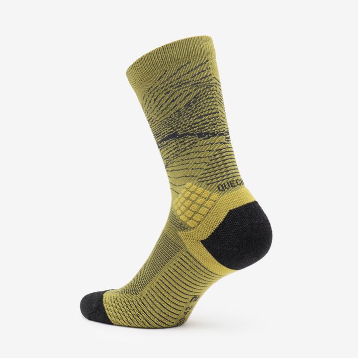 Image du produit Quechua Chaussettes randonnée - hike 500 high trendy khaki et gris x2 paires (39, 42)