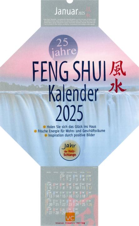 Produktbild Feng-Shui-Kalender 2025 (Harter Einband, Deutsch)