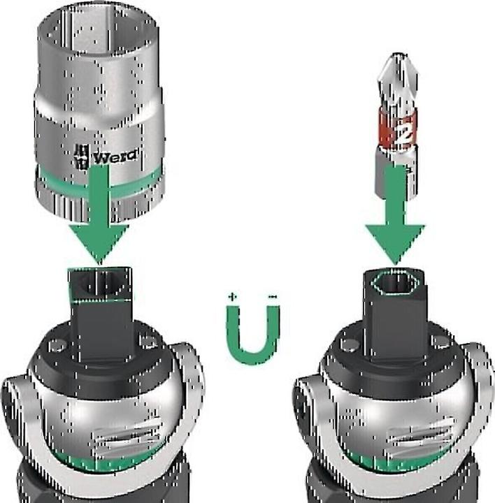 Image du produit Wera 8009 Zyklop Pocket Set 2 (3/8")