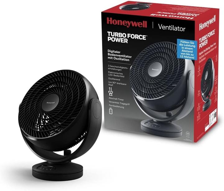 Produktbild Honeywell HF715BE4 Schwarz Turbo Force Bodenventilator mit Oszillation (64 dB)