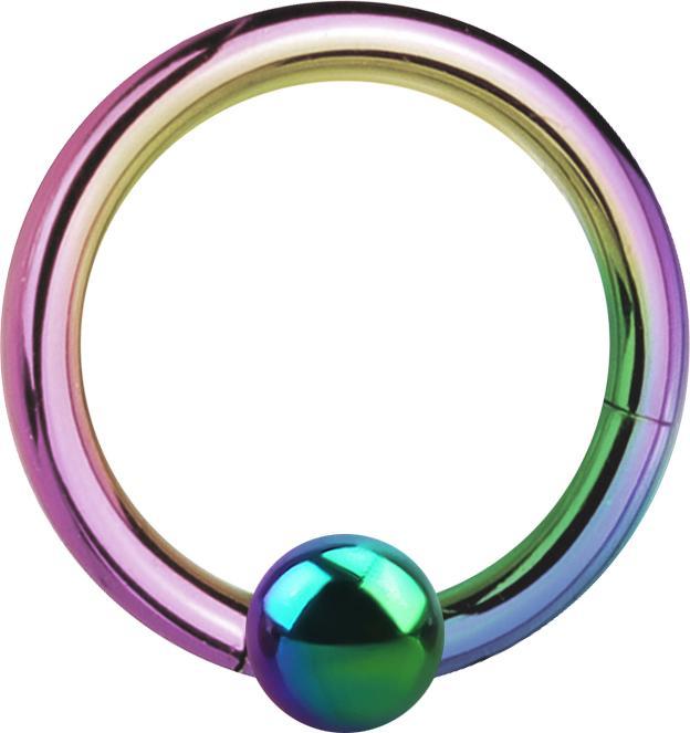 Star Piercing Micro Kugel Supernova orange (Chirurgenstahl 316L)
