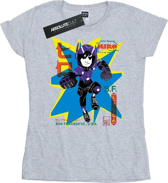 Immagine prodotto Disney Big Hero 6 Hiro Anime Maglietta Donna (L)