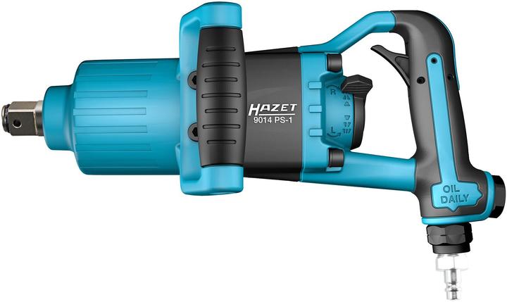 HAZET Schlagschrauber 9014PS-1 ∙ Lösemoment maximal: 3400 Nm ∙ Vierkant 25 mm (1 Zoll) ∙ Direkthamm… (Druckluft)