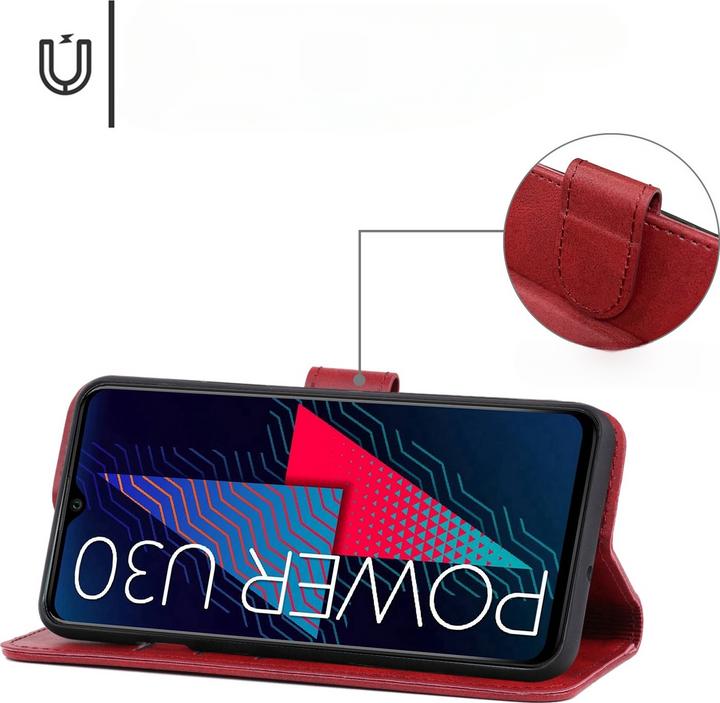 Image du produit Cover-Discount Étui en cuir pour Wiko Power U30 (Wiko Power U20)