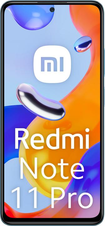 Productafbeelding Xiaomi Redmi Note 11 Pro (128 GB, Sterblauw, 6.67", Hybride dubbele SIM, 108 Mpx, 4G)