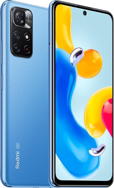 Xiaomi Redmi Note 11S 5G (128 GB, Blau, 6.60", Dual SIM, 50 Mpx)