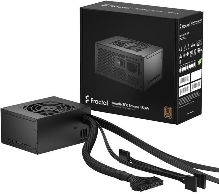 Image du produit Fractal Design Node 202 SFX HTPC Case w/Anode Bronze 450W PSU Mini ITX 310mm GPU (Mini-ITX)