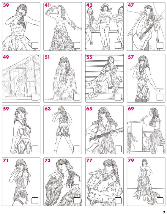 Produktbild Das inoffizielle Taylor Swift Ausmal- und Kreativbuch: Tour-Edition
