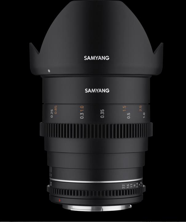 Image du produit Samyang MF 24mm T1,5 VDSLR MK2 Canon RF (Canon RF, Micro Four Thirds, APS-C / DX, Plein format)