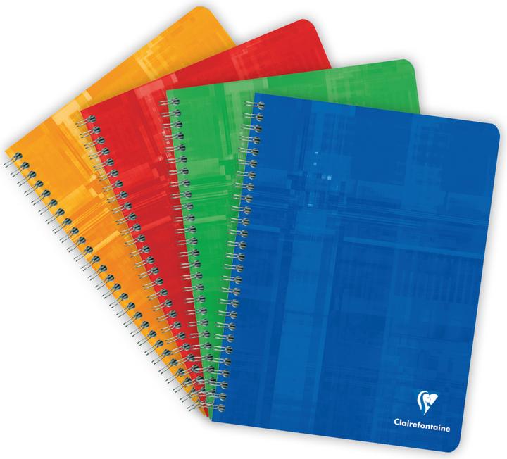 Image du produit Clairefontaine Cahier à spirales (170 x 220 mm, Quadrillé, Couverture souple)