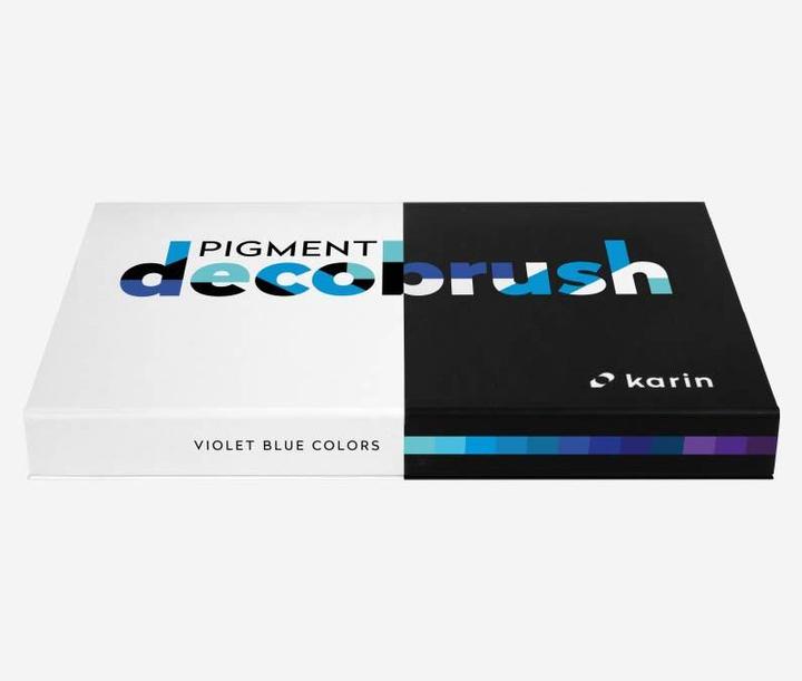 Produktbild Karin PIGMENT DECO BRUSH - Brush Marker (Violett, Hellblau, Blau, 12 x)