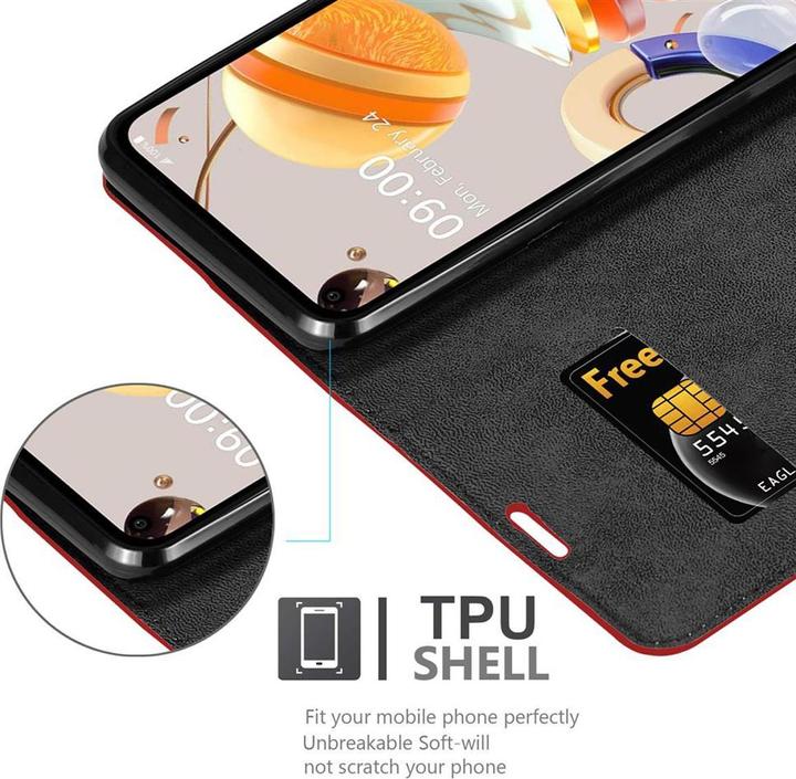 Productafbeelding Cadorabo Boek Onzichtbare Magneethoes (LG K61)