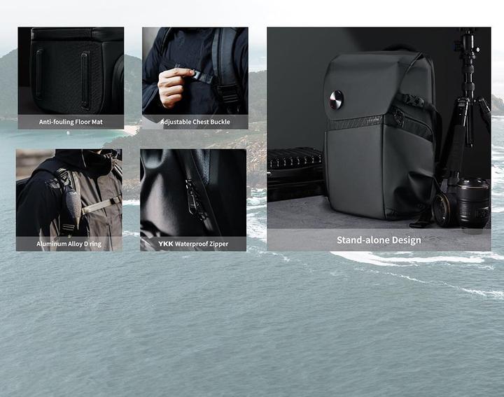 Actual product image VSGO Black Snipe 16L Commuting Camera Backpack (Camera shoulder bag)