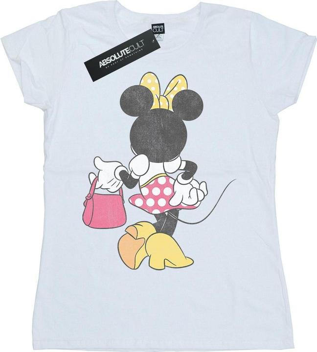 Actual product image Disney Womens/Ladies Minnie Mouse Back Pose Cotton T-Shirt (S)