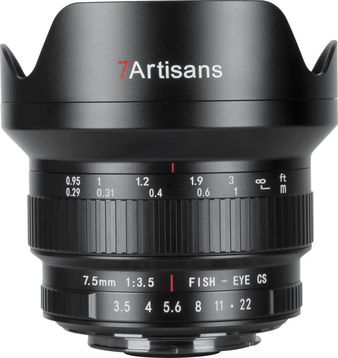 Actual product image 7artisans 7.5mm f/3.5 Fisheye for Nikon F (APS-C) (Nikon F, APS-C / DX)