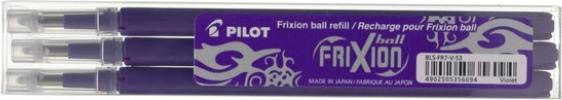 Produktbild Pilot FriXion Refill Set à 3 (Ersatzmine, Violett, 0.35 mm)
