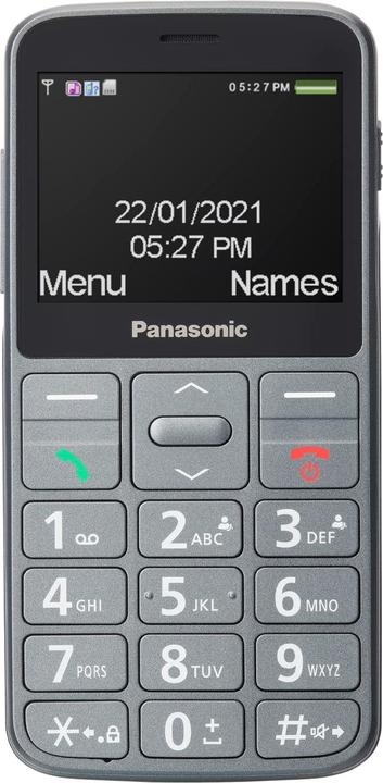 Panasonic KX-TU160 Easy Use Mobile Phone Pilkas, 2.4 ", TFT-LCD, 240 x 320, USB version USB-C, Built-in camera (32 GB, Grey, 2.40", Single SIM, 0.30 Mpx)