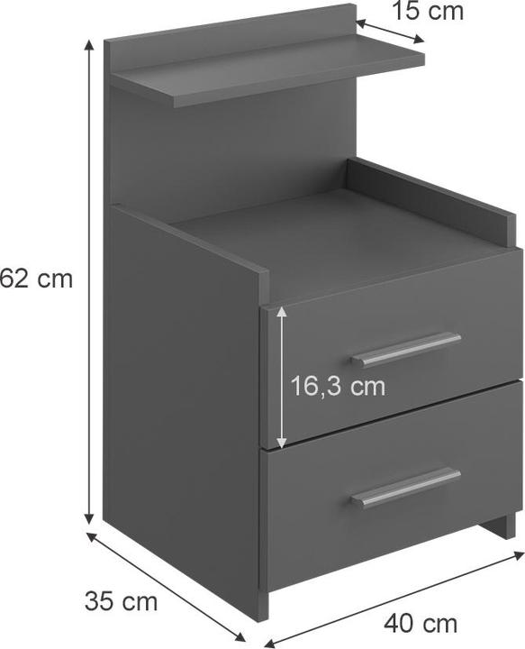 Actual product image Vicco Alpin (40 x 62 x 35 cm)