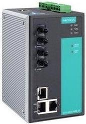 Image du produit Moxa EDS-505A-MM-ST - Commutateur Ethernet géré avec 3 ports 10100BaseT(X), 2 ports 100BaseFX multimode