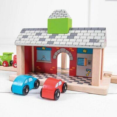 Immagine prodotto Bigjigs Stazione ferroviaria in legno