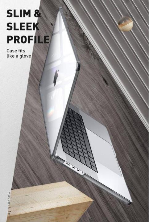 Actual product image Supcase Case UNICORN BEETLE CLEAR MACBOOK PRO 14 2021 Black (14.20", Apple)