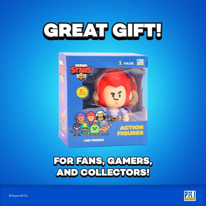 Actual product image Pmi Kids World BRAWL STARS S1 ACTION FIGURES 11cm - COLT