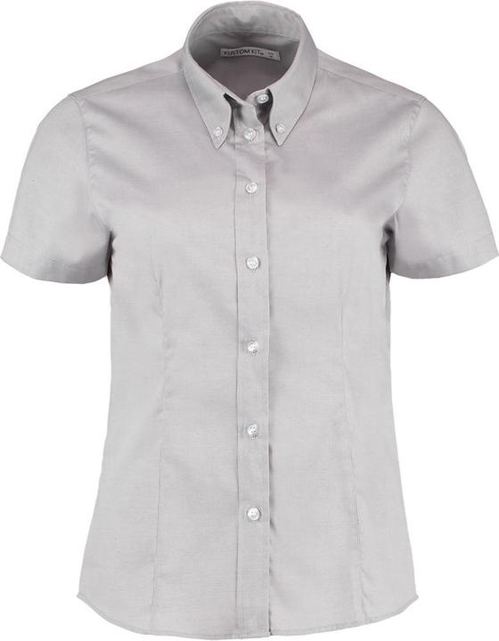 Kustom Kit Corporate Oxford Bluse Kurzarm