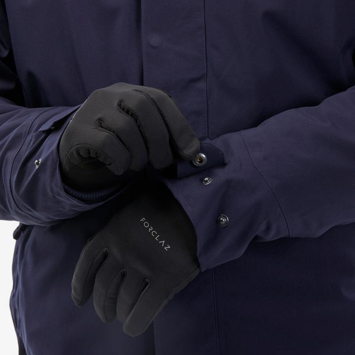 Produktbild Quechua Parka Winterjacke Herren warm bis -10 °C wasserdicht Winterwandern - SH500 blau (XL)