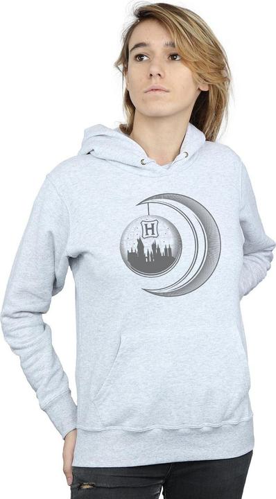 Actual product image Womens/Ladies Hogwarts Moon Hoodie (XL)