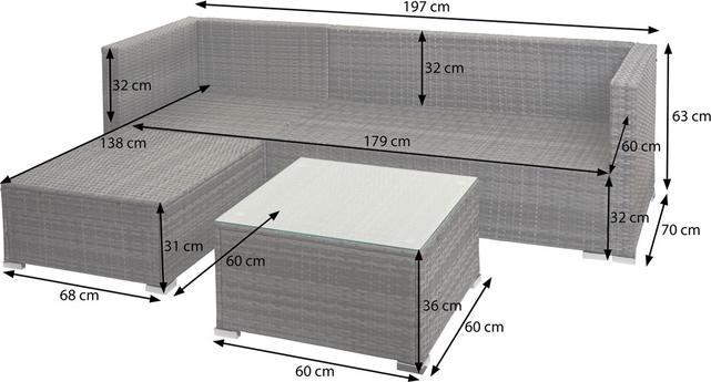 Immagine prodotto Swisshandel24 Set in Poly Rattan