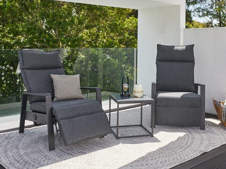 Actual product image JYSK 3795010 Garden Chair Lounge Padded Stuffed Seat Padded Stuffed Backrest