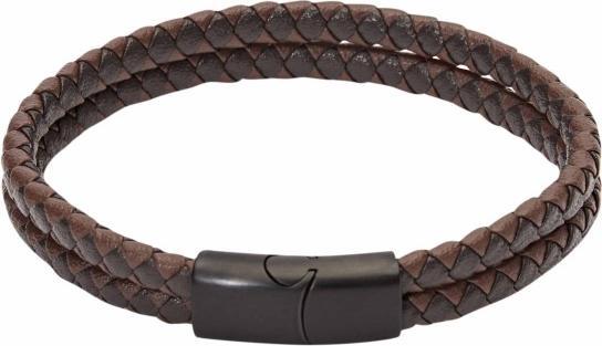 Image du produit HCA Bracelet,VIRO,cuir double,marron.607148 (20.50 cm, Cuir)