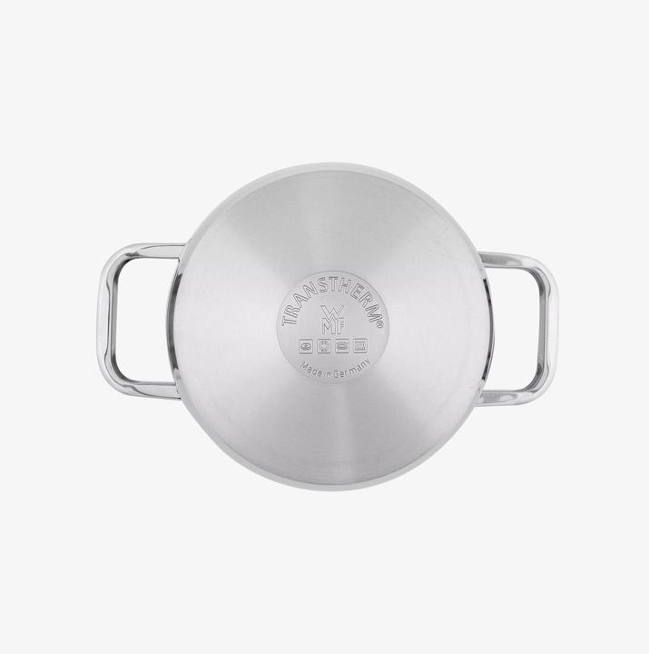 Produktbild WMF Kochtopf Bratentopf Induktion 16cm Glasdeckel 1,4l Function4 Edelstahl (16 cm, Kochtopf, Bräter + Schmortopf, Edelstahl)