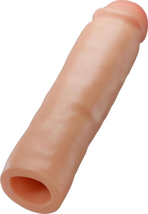 Actual product image Blush performance plus 2 inch silicone penis xtender beige