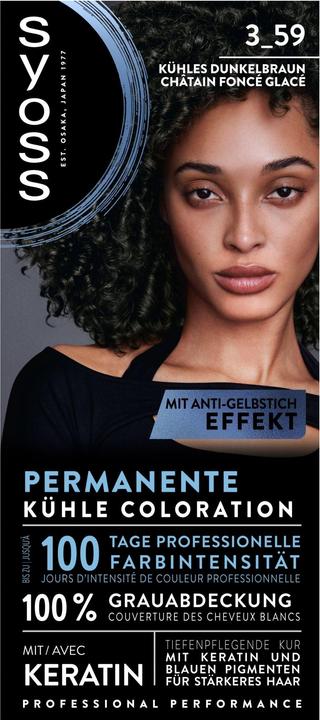 Actual product image Syoss Coloration (3 59 Cool dark brown)