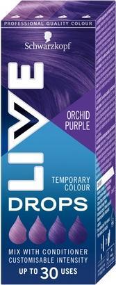 Image du produit Schwarzkopf Live Drops Teinture lavable Orchid Purple 30ml