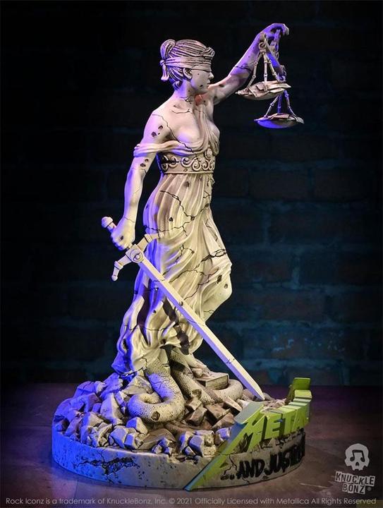 Produktbild Knucklebonz Rock Iconz on Tour: Metallica - Lady Justice Statue