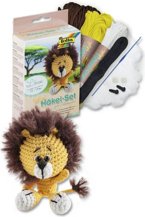 Folia Mini Häkelset Löwe