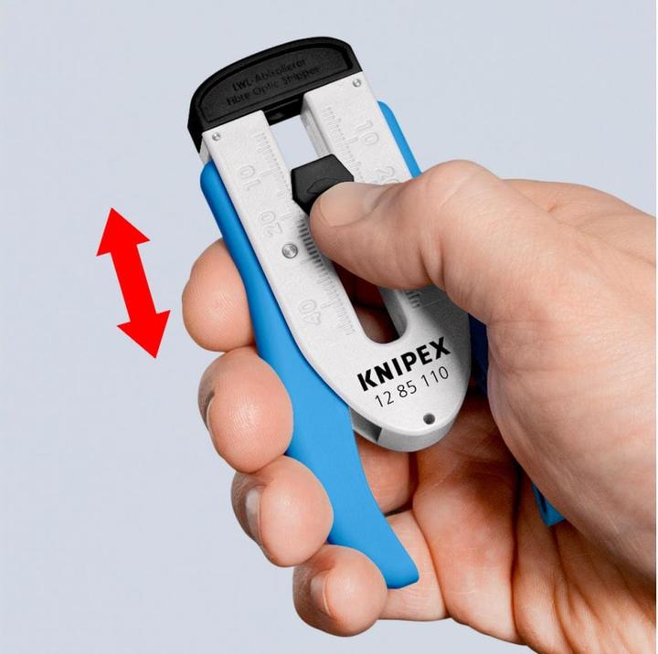 Image du produit Knipex Outil de dénudage pour câble à fibres optiques (190 mm)