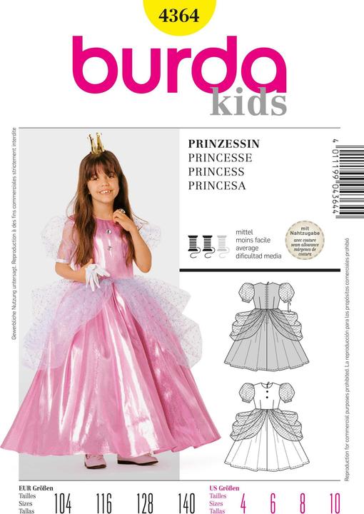 Produktbild Schnittmuster Prinzessin