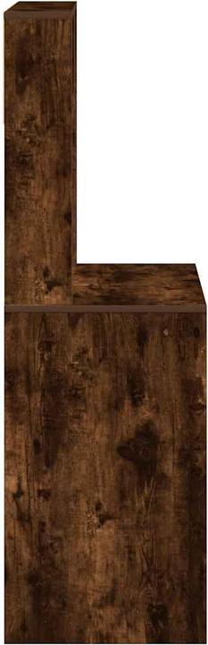 Produktbild VidaXL Schreibtisch mit Regal Räuchereiche 100x45x140 cm Holzwerkstoff (100 x 45 x 140 cm)