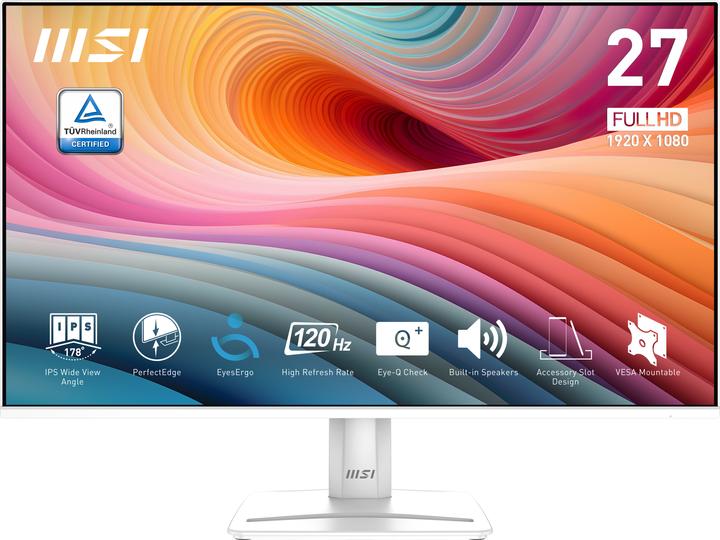 Image du produit MSI PRO MP275W E2 (1920 x 1080 pixels, 27")